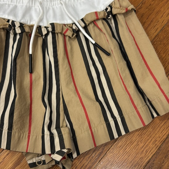 Burberry Kids Striped Shorts - Beige - Picture 3 of 4